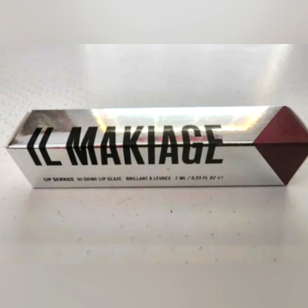 IL MAKIAGE Lip Service Hi-Shine Lip Glaze Gloss POWER PLAY 0.23 oz Full Size